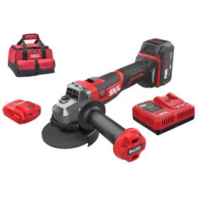   SKIL RED AG1E3930DB Brushless akkus sarokcsiszoló 125mm 1x4,0Ah  20 V +hordtáska